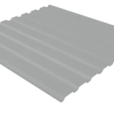 Профнастил С20 серебристый RAL 9006 0,7 мм